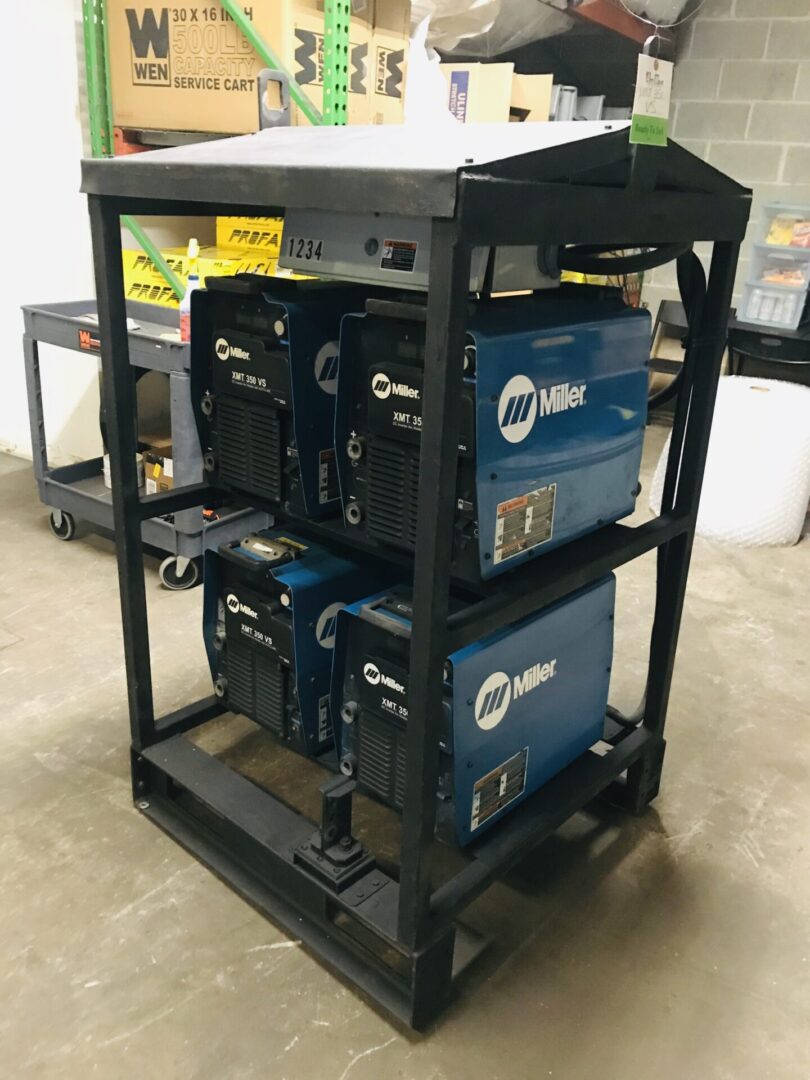 Miller XMT 350 VS 4Pack Welder ArcHeat